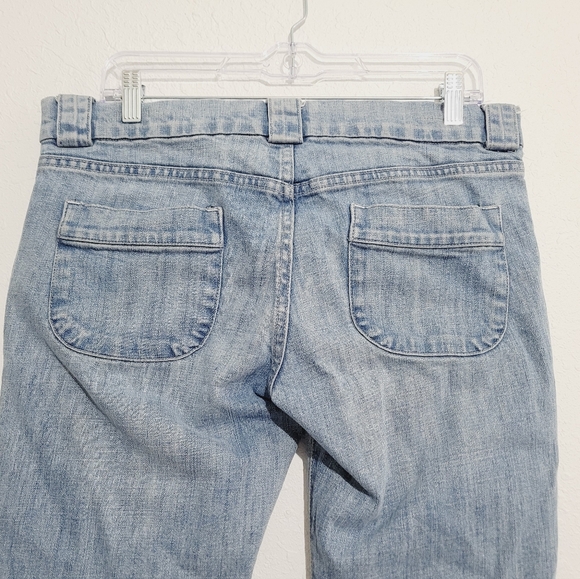 Old Navy Women’s Jeans Size 10 Light Wash Stretch Straight Leg Denim Classic - Picture 4 of 12